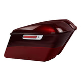 HR3 Mysterious Red Sunglo/ Velocity Red Sunglo Hard Saddlebags (Regular) For 14-23 Harley Touring