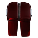 HR3 Mysterious Red Sunglo/ Velocity Red Sunglo Hard Saddlebags (Regular) For 14-23 Harley Touring