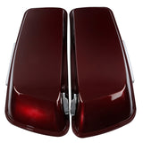 HR3 Mysterious Red Sunglo/ Velocity Red Sunglo Hard Saddlebags (Regular) For 14-23 Harley Touring