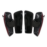 HR3 Mysterious Red Sunglo/ Velocity Red Sunglo Hard Saddlebags (Regular) For 14-23 Harley Touring