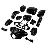 HR3 Black Denim Complete Body Fairing Kit For Harley Ultra Limited  FLHTK 14-23