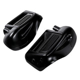 HR3 Dark Alloy / Black Denim Vented Lower Fairing Kit For Harley Touring Models 2014-2023 (Fits water cooled models)