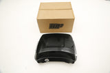 HR3 Vivid Black 10.7" Chopped Style Touring Trunk Luggage For 14-24 Harley Touring