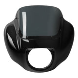 HR3 Vivid Black Headlight Fairing & Windshield Fit For Harley Softail FXBB FXLR 2018-later