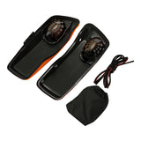 HR3 Scorched Orange CVO Saddlebags Speaker Lids With 5" x 7" Speaker Cutouts For Harley Touring Models 2014-2023