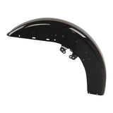 HR3 Billet Silver / Vivid Black Motorcycle 18" Front Mudguard Fender (can be installed with lighting) For Harley Touring Electra Glide Ultra Limited Tri Glide 14-23