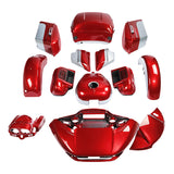 HR3 Wicked Red / Barracuda Silver 2019RGU Complete Body Fairing Kit For Harley Road Glide Limited FLTRK 15-23