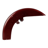 HR3 Mysterious Red Sunglo/ Velocity Red Sunglo Motorcycle 18" Front Mudguard Fender (can be installed with lighting) For Harley Touring Electra Glide Ultra Limited Tri Glide 14-23