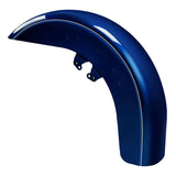 HR3 Superior Blue 2016RGU Motorcycle 18" Wide Tire Front Mudguard Fender For Harley Touring Models 2014-2023