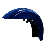 HR3 Superior Blue 2016RGU Motorcycle 18" Wide Tire Front Mudguard Fender For Harley Touring Models 2014-2023