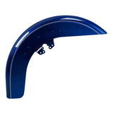 HR3 Superior Blue 2016RGU Motorcycle 18" Wide Tire Front Mudguard Fender For Harley Touring Models 2014-2023