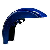 HR3 Superior Blue 2016RGU Motorcycle 18" Wide Tire Front Mudguard Fender For Harley Touring Models 2014-2023