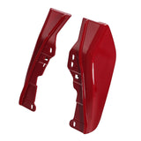 HR3 Starfire Black / Atomic Red Mid-Frame Air Deflectors For Harley Touring and Trike Models 17-24