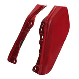 HR3 Starfire Black / Atomic Red Mid-Frame Air Deflectors For Harley Touring and Trike Models 17-24