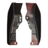 HR3 Starfire Black / Atomic Red Mid-Frame Air Deflectors For Harley Touring and Trike Models 17-24