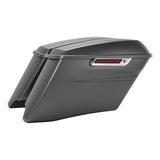 HR3 Charcoal Denim CVO Stretched Saddlebags For 14-23 Harley Touring