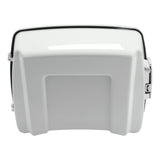 HR3 Stone Washed White Pearl 10.7" Chopped Style Tour Pack Luggage For 14-24 Harley Touring