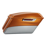 HR3 Amber Whiskey / Brilliant Silver Pearl Hard Saddlebags (Regular)