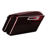 HR3Twisted Cherry Pearl Hard Saddlebags (Regular) For 14-23 Harley Touring