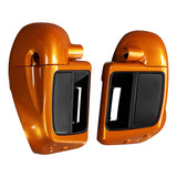 HR3 Amber Whiskey 2014SG Vented Lower Fairing Kit with 6.5" Speaker Pods For Harley Touring models 2014-2024