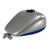 HR3 Superior Blue / Billet Silver Fuel Gas Tank Road Glide