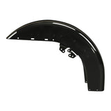 HR3 Black Quartz 2016UL Motorcycle 18" Front Mudguard Fender(can be installed with lighting)For Harley Touring Electra Glide Ultra Limited Tri Glide 14-23