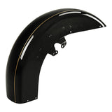 HR3 Black Quartz 2016UL Motorcycle 18" Front Mudguard Fender(can be installed with lighting)For Harley Touring Electra Glide Ultra Limited Tri Glide 14-23