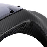 HR3 Carbon Fiber Black Denim Headlight Fairing & Windshield Fit For Harley Softail FXBB FXLR 2018-later