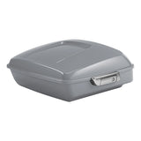 HR3 Billiard Gray 10.7" Chopped Style Touring Trunk Luggage For 23+ Harley Touring