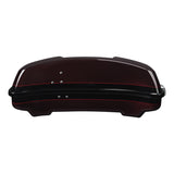 HR3 Midnight Crimson / Vivid Black  5.5" Razor Style Tour Pack Luggage For 14-24 Harley Touring