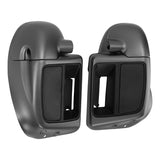 HR3 Charcoal Denim Vented Lower Fairing Kit With 6.5" Speaker Pods For Harley Touring models 2014-2024