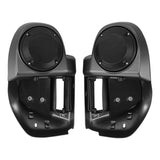 HR3 Charcoal Denim Vented Lower Fairing Kit With 6.5" Speaker Pods For Harley Touring models 2014-2024