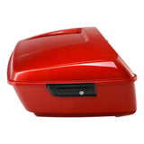 HR3 Whiskey Fire King Size Touring Trunk Luggage For 14-24 Harley Touring
