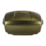 HR3 Olive Gold 13.7" King Size Touring Trunk Luggage For 15-24 Harley Touring