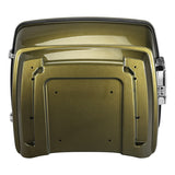 HR3 Olive Gold 13.7" King Size Touring Trunk Luggage For 15-24 Harley Touring