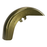 HR3 Olive Gold Motorcycle 18" Wide Tire Front Mudguard Fender For Harley Touring Models 2014-2023