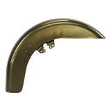 HR3 Olive Gold Motorcycle 18" Wide Tire Front Mudguard Fender For Harley Touring Models 2014-2023