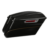 HR3 Black Quartz 2016UL Hard Saddlebags (Regular) For 14-23 Harley Touring