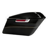 HR3 Black Quartz 2016UL Hard Saddlebags (Regular) For 14-23 Harley Touring