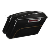 HR3 Black Quartz 2017RGU Hard Saddlebags (Regular) For 14-23 Harley Touring