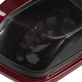 HR3 Mysterious Red Sunglo CVO Saddlebag Lids With 5" x 7" Speaker Cutouts For Harley Touring Models 2014-2023