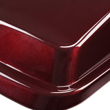 HR3 Mysterious Red Sunglo CVO Saddlebag Lids With 5" x 7" Speaker Cutouts For Harley Touring Models 2014-2023