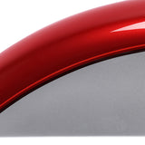 HR3 Wicked Red / Barracuda Silver Motorcycle 18" Wide Tire Front Mudguard Fender For Harley Touring Models 2014-2023