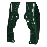 HR3 Deep Jade Pearl Mid-Frame Air Deflectors For Harley Touring and Trike Models 09-24