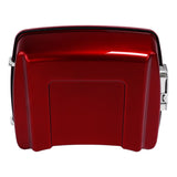 HR3 Velocity Red Sunglo Solid Color 10.7" Chopped Style Tour Pack Luggage For 14-24 Harley Touring