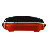 HR3 Sunset Orange / Sunset Black Fade 5.5" Razor Style Tour Pack Luggage For 14-24 Harley Touring