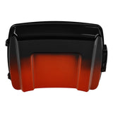 HR3 Sunset Orange / Sunset Black Fade 5.5" Razor Style Tour Pack Luggage For 14-24 Harley Touring