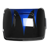 HR3 Candy Cobalt / Indigo Ink 10.7" Chopped Style Tour Pack Luggage For 14-24 Harley Touring