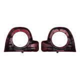 HR3 Velocity Red Sunglo Lower Fairing Speaker Pods For Harley Touring Models 2014-2024