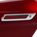 HR3 Velocity Red Sunglo 2016S Hard Saddlebags (Regular) For 14-23 Harley Touring